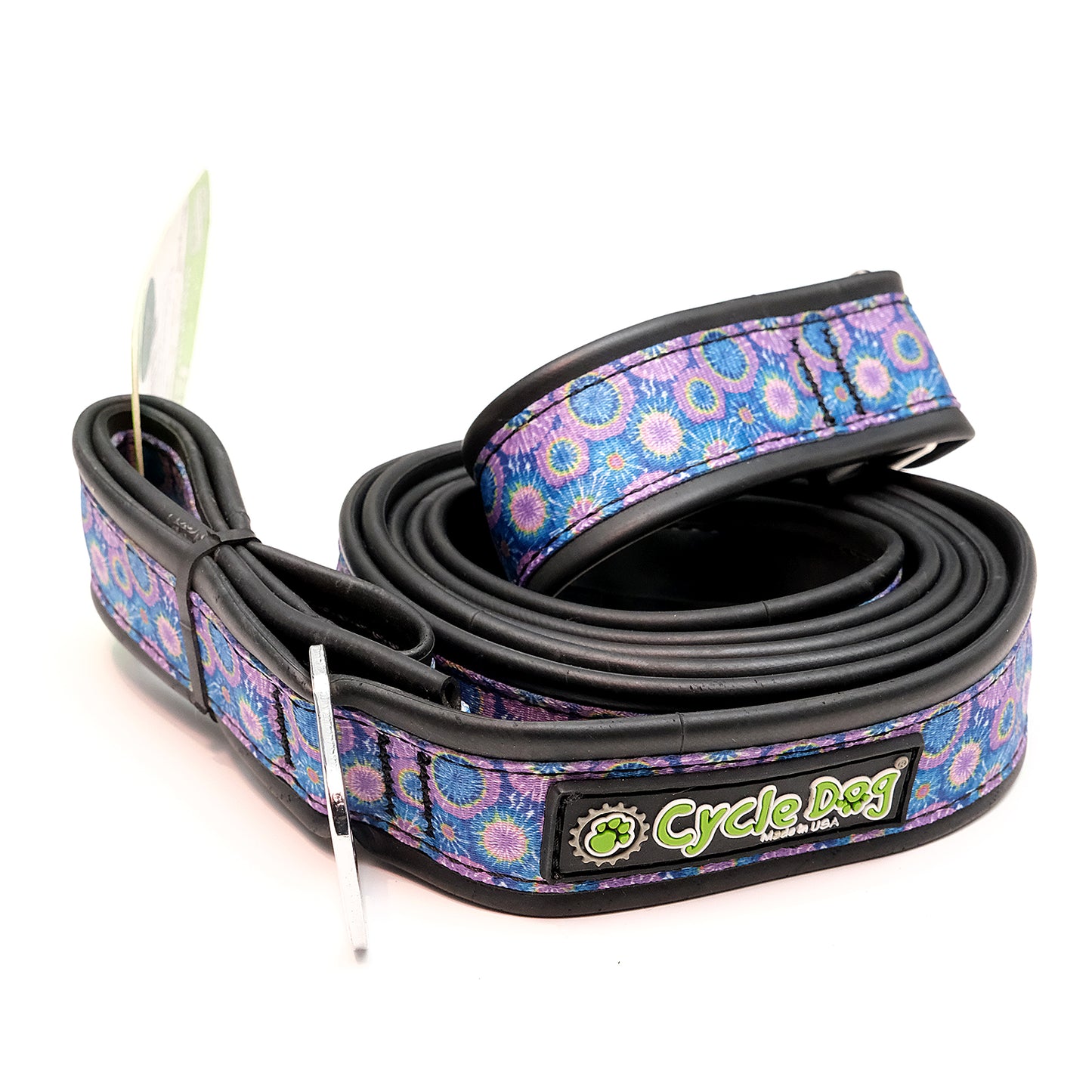 Waterproof no stink “purple burst” leash
