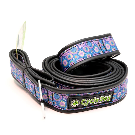 Waterproof no stink “purple burst” leash