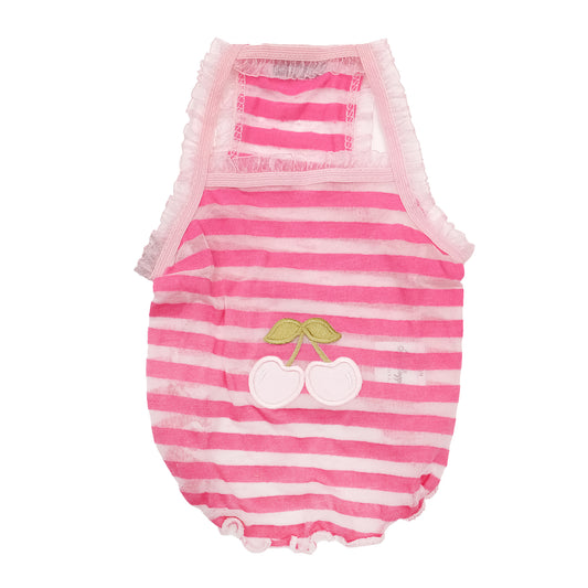 Pink stripe cherry tank