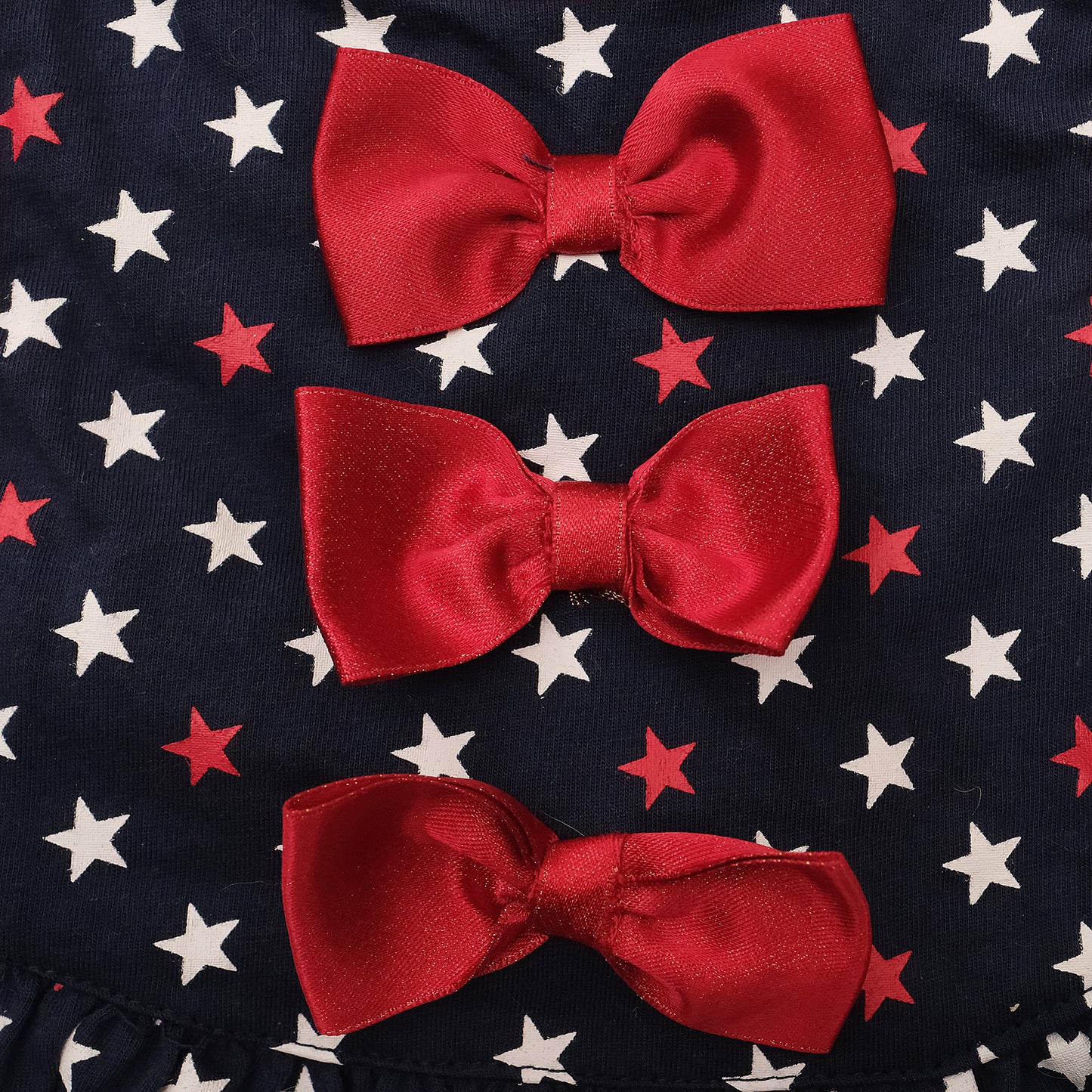 Stars and bows dog dress