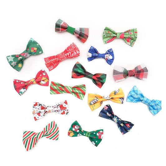 Surprise holiday bowtie for small dogs/cats