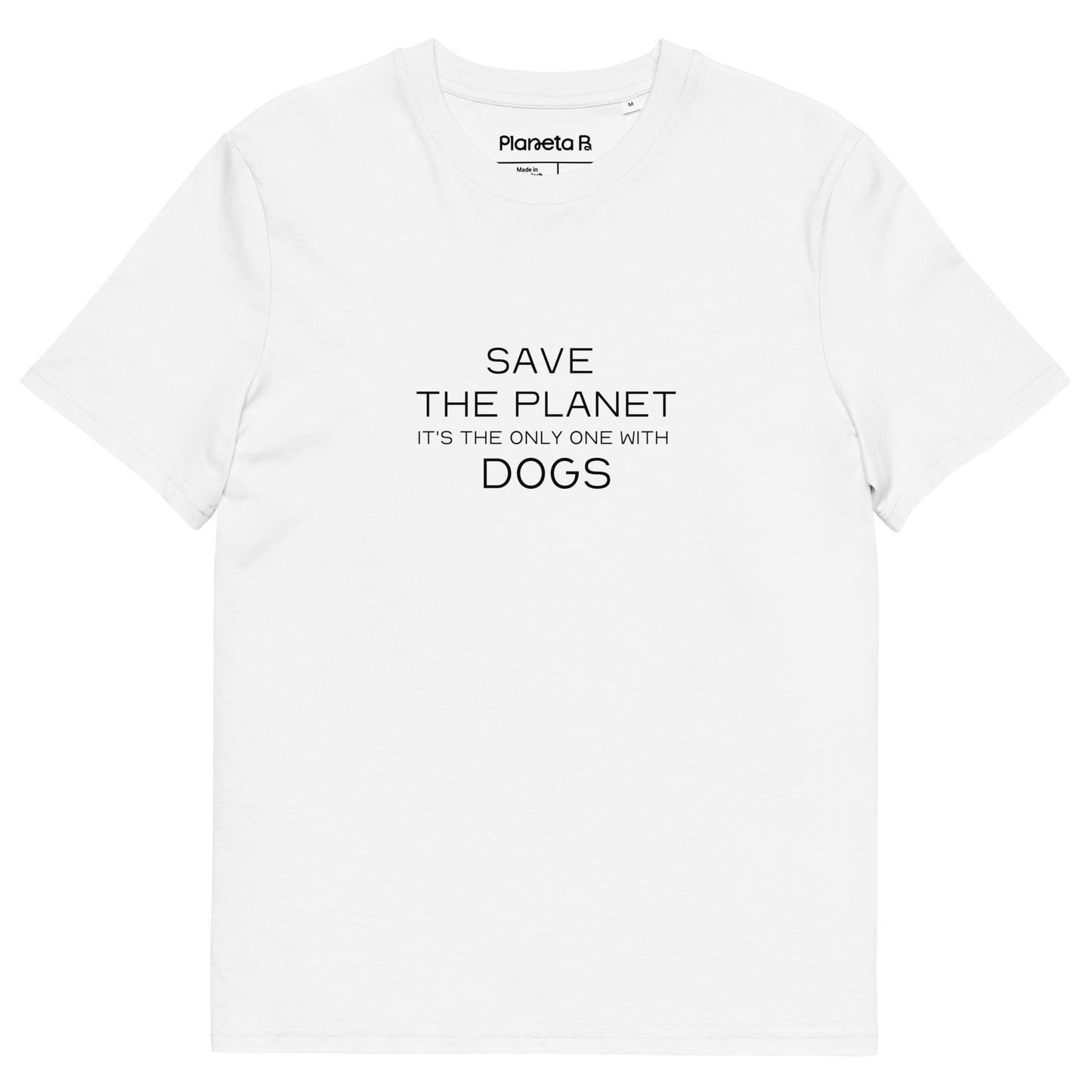 Save the Planet Unisex organic cotton t-shirt