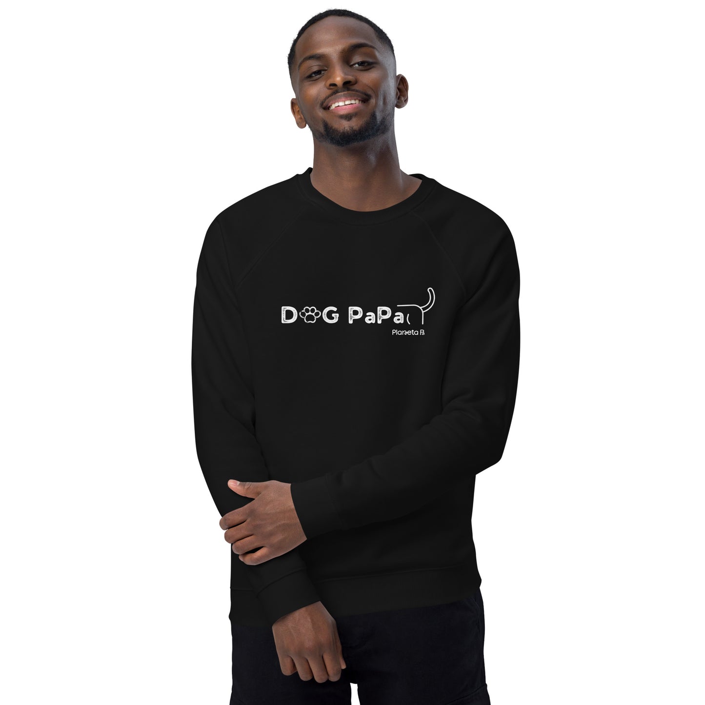 Dog PaPa organic raglan sweatshirt