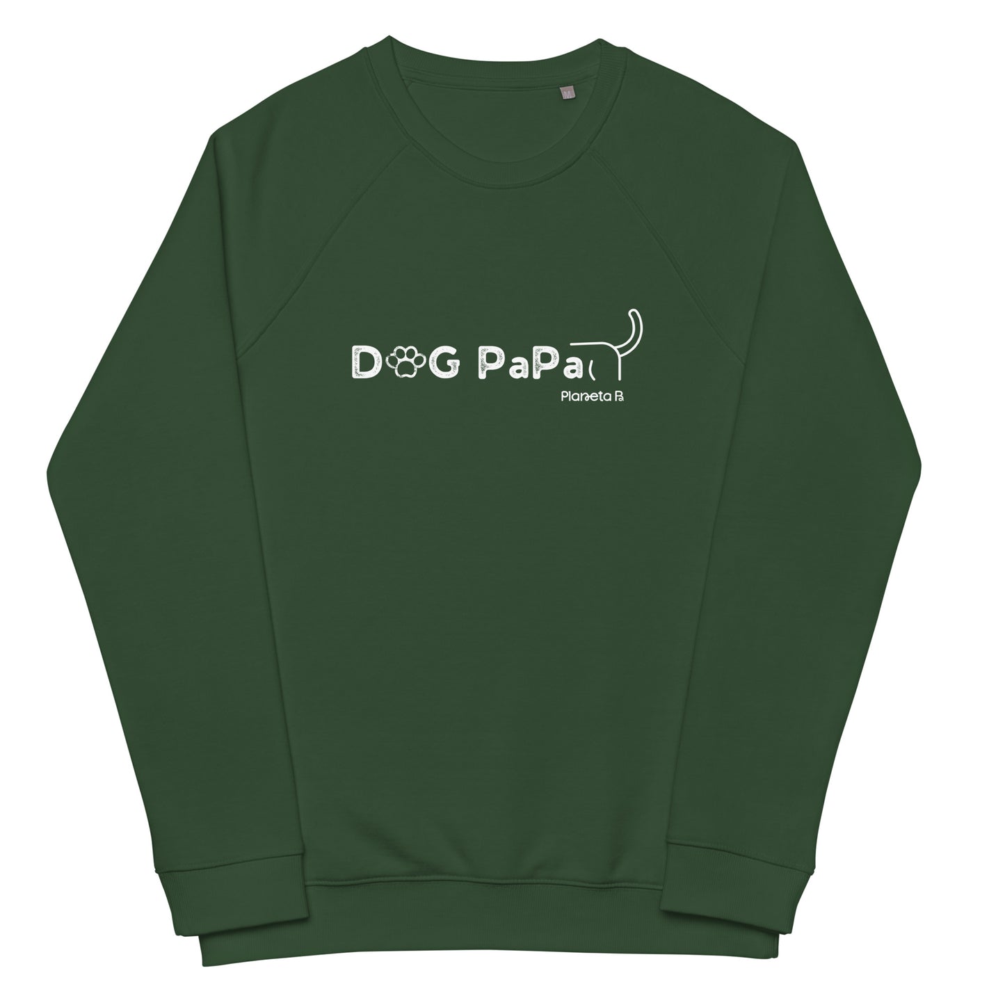 Dog PaPa organic raglan sweatshirt