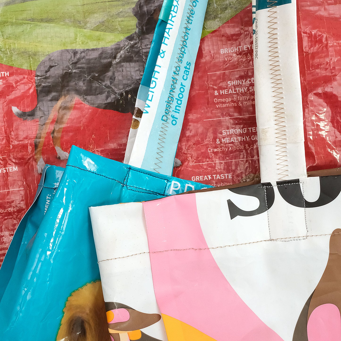 "Pedigree" Up-Cycled Shopping Bag