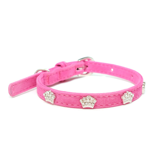"Pink bling” dog/cat collar
