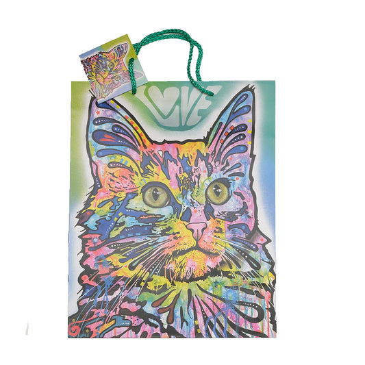 Colored Cat Portrait Gift Bag