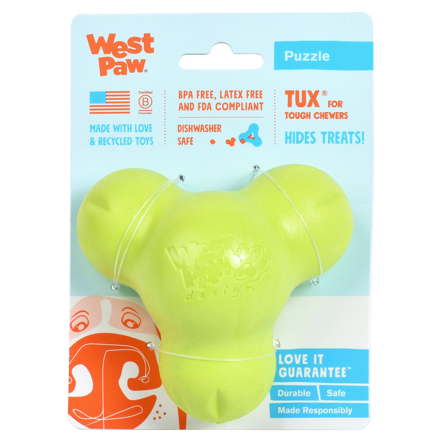 Tux Eco-friendly Treat Toy
