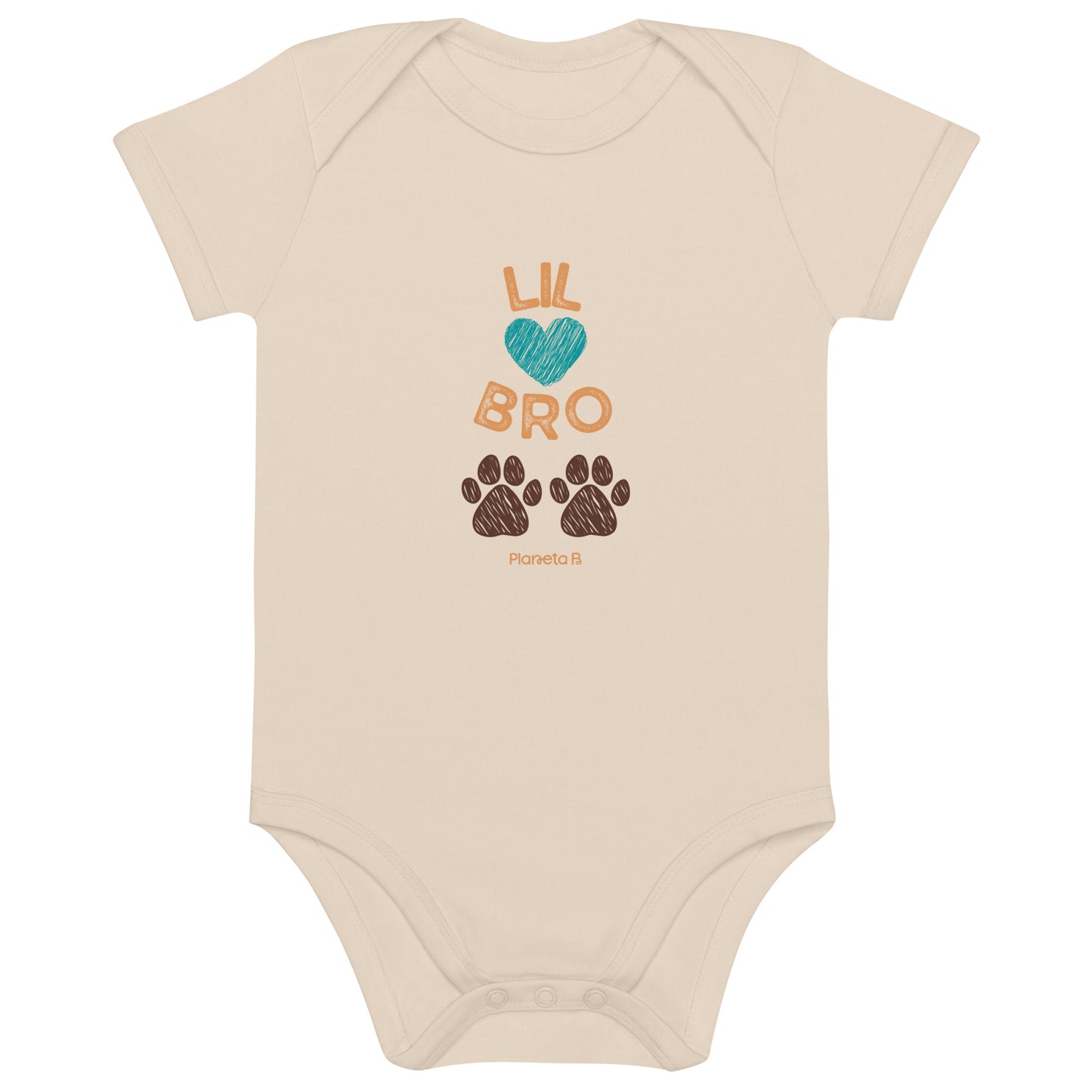 Lil Bro Organic cotton baby bodysuit