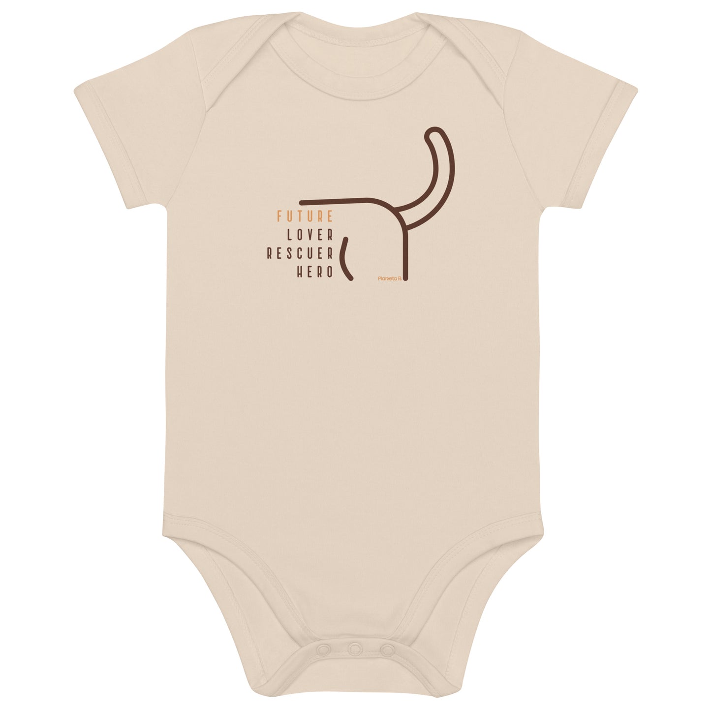 Future Rescuer Organic Cotton Baby Bodysuit