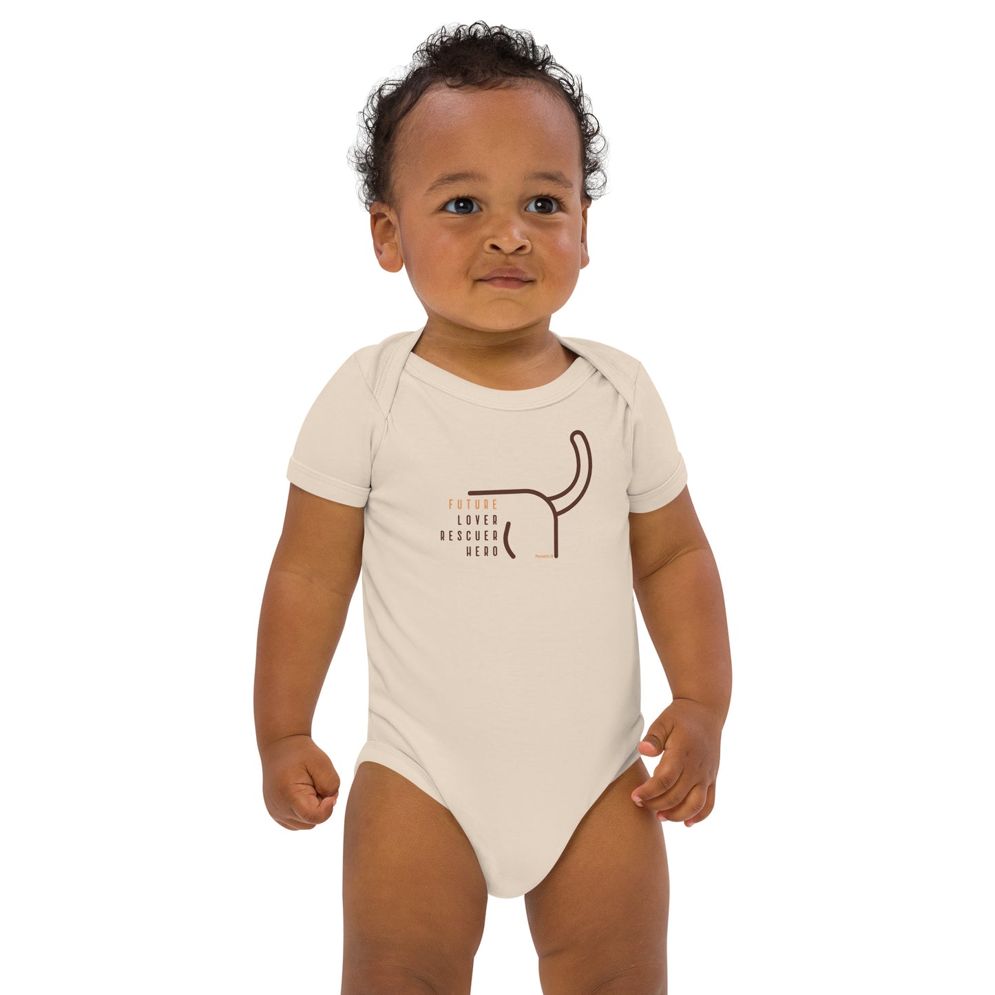 Future Rescuer Organic Cotton Baby Bodysuit
