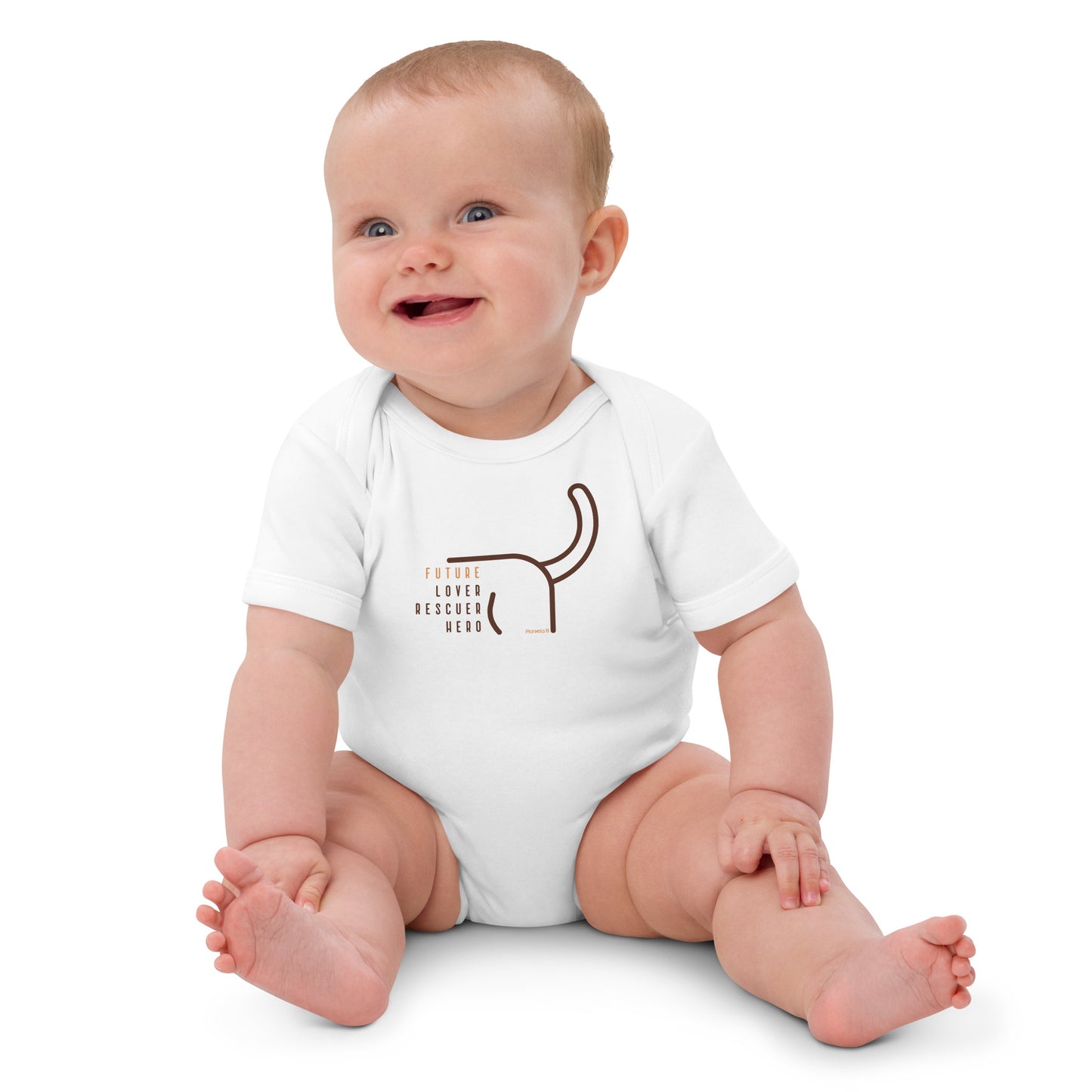 Future Rescuer Organic Cotton Baby Bodysuit