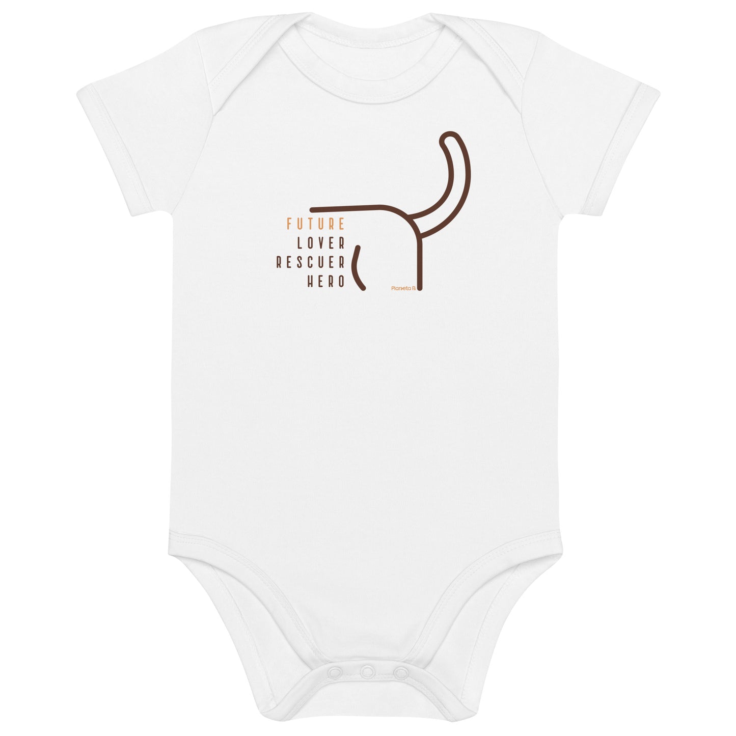 Future Rescuer Organic Cotton Baby Bodysuit