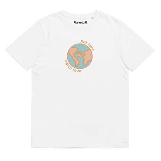 Pet Love Unisex Organic Cotton T-Shirt