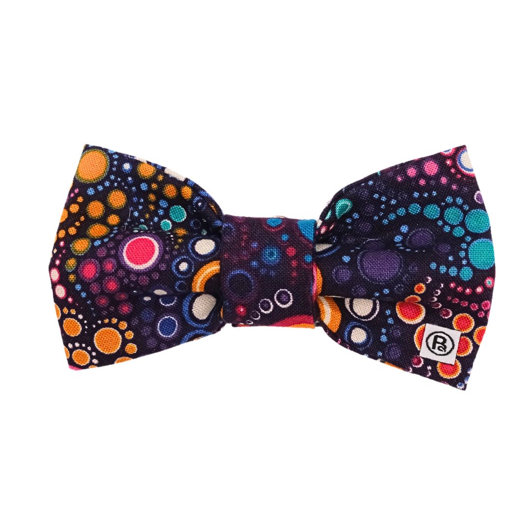 Planeta B up-cycled collar/bandana bow