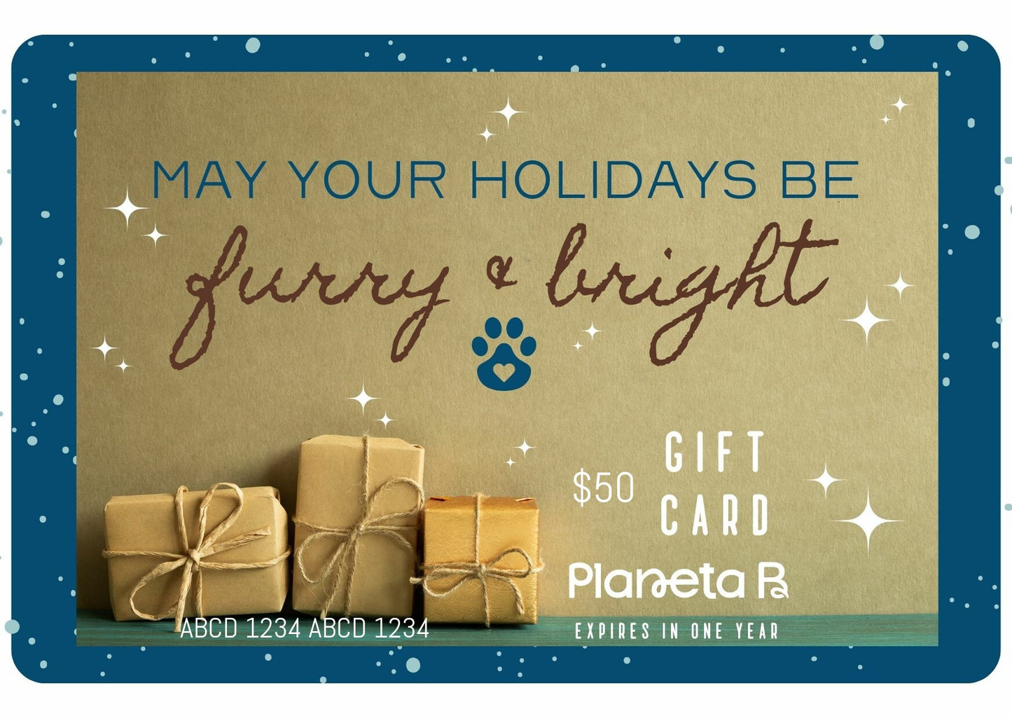 Furry & Bright Holidays e-Gift Card