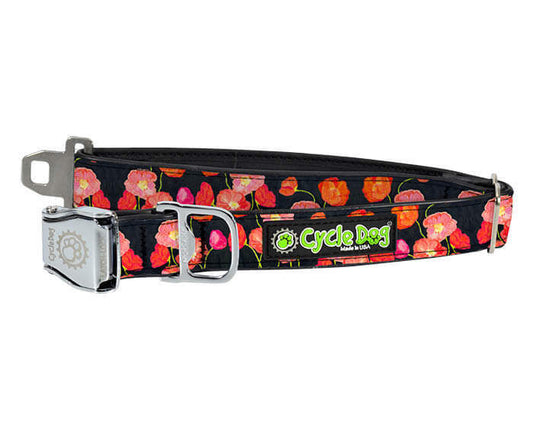 Waterproof no stink red poppy collar