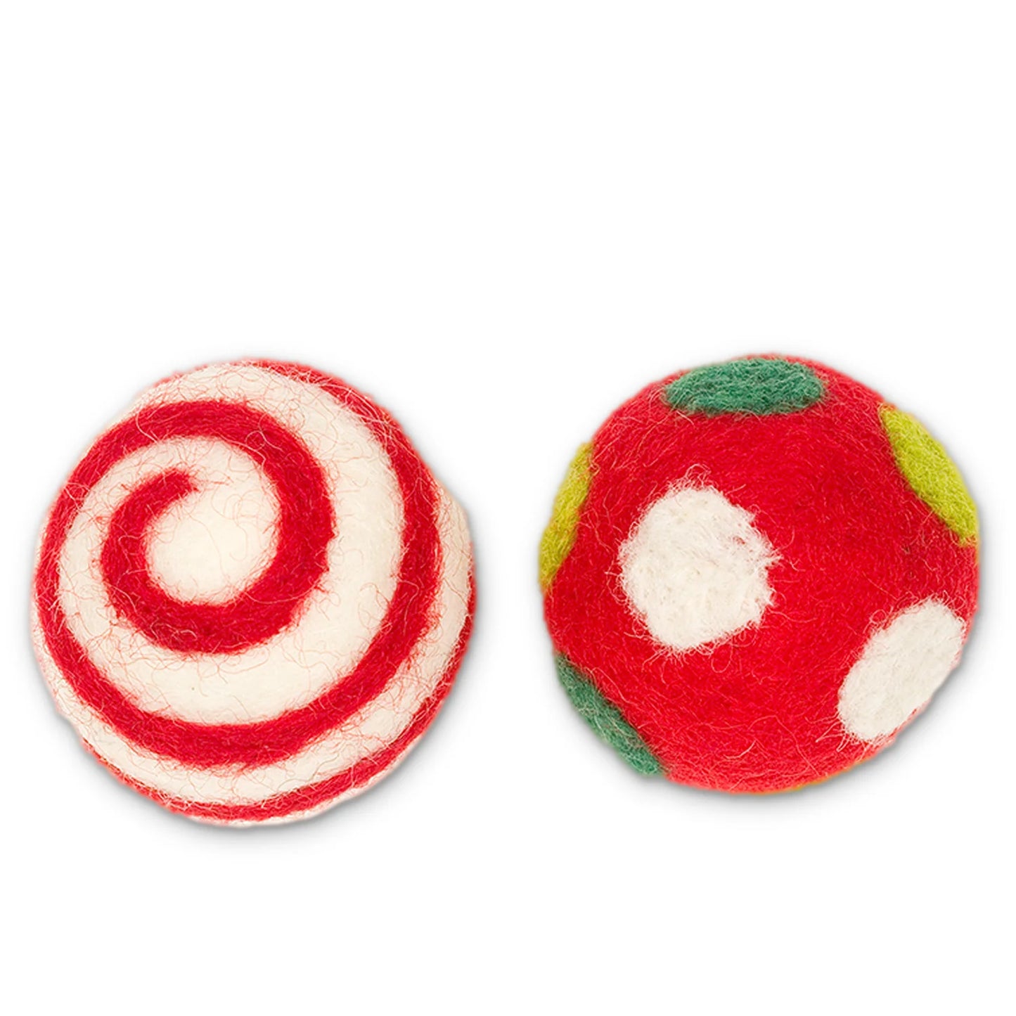 Holiday candy cane & ball set