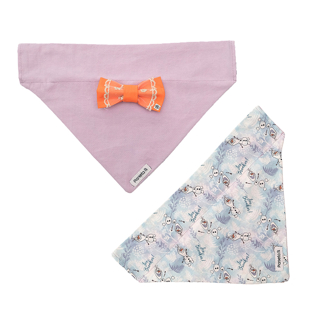 Exchangeable bandana & bow set (large)