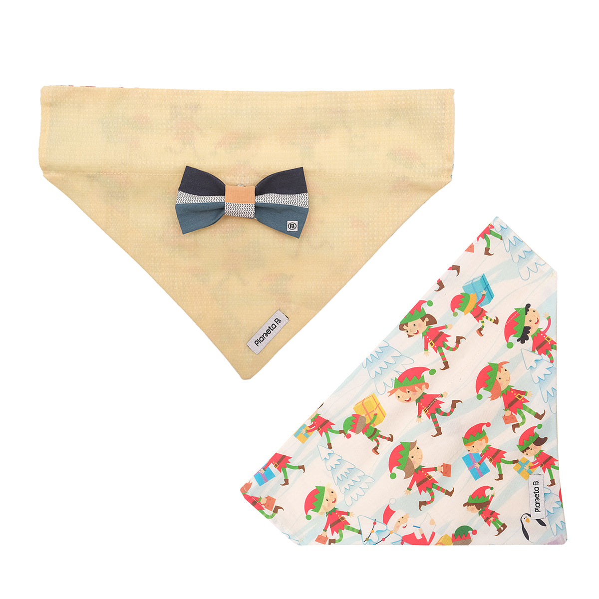 Exchangeable bandana & bow set (large)