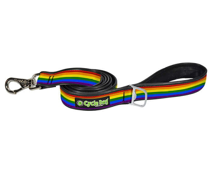 Waterproof no stink rainbow leash