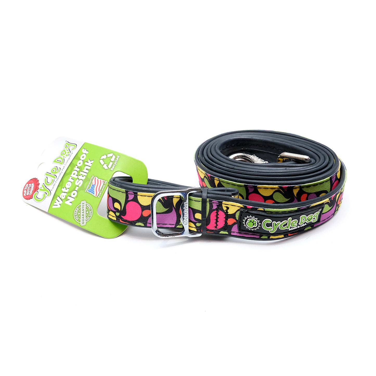 Waterproof no stink “lava lamp" dog leash