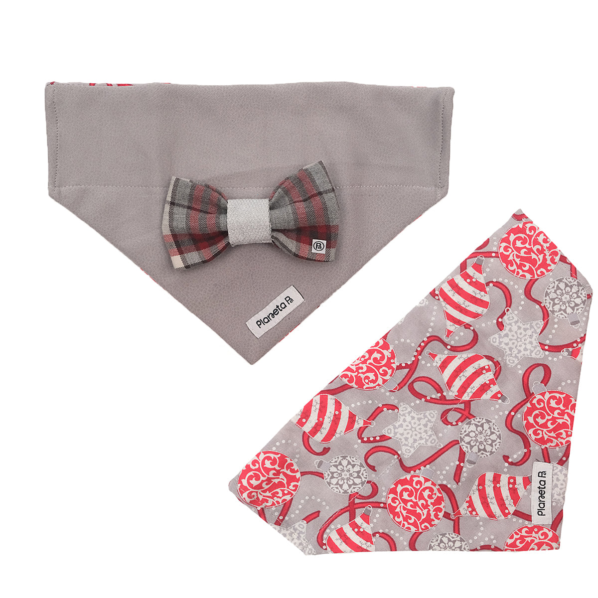 Exchangeable bandana & bow set (small)