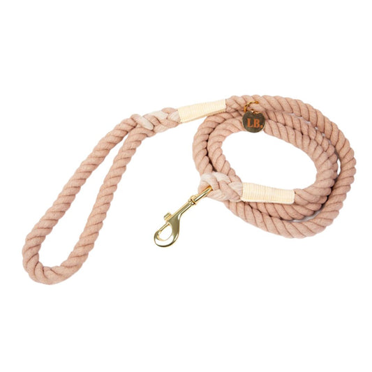 Recycled yarn leash-Nude
