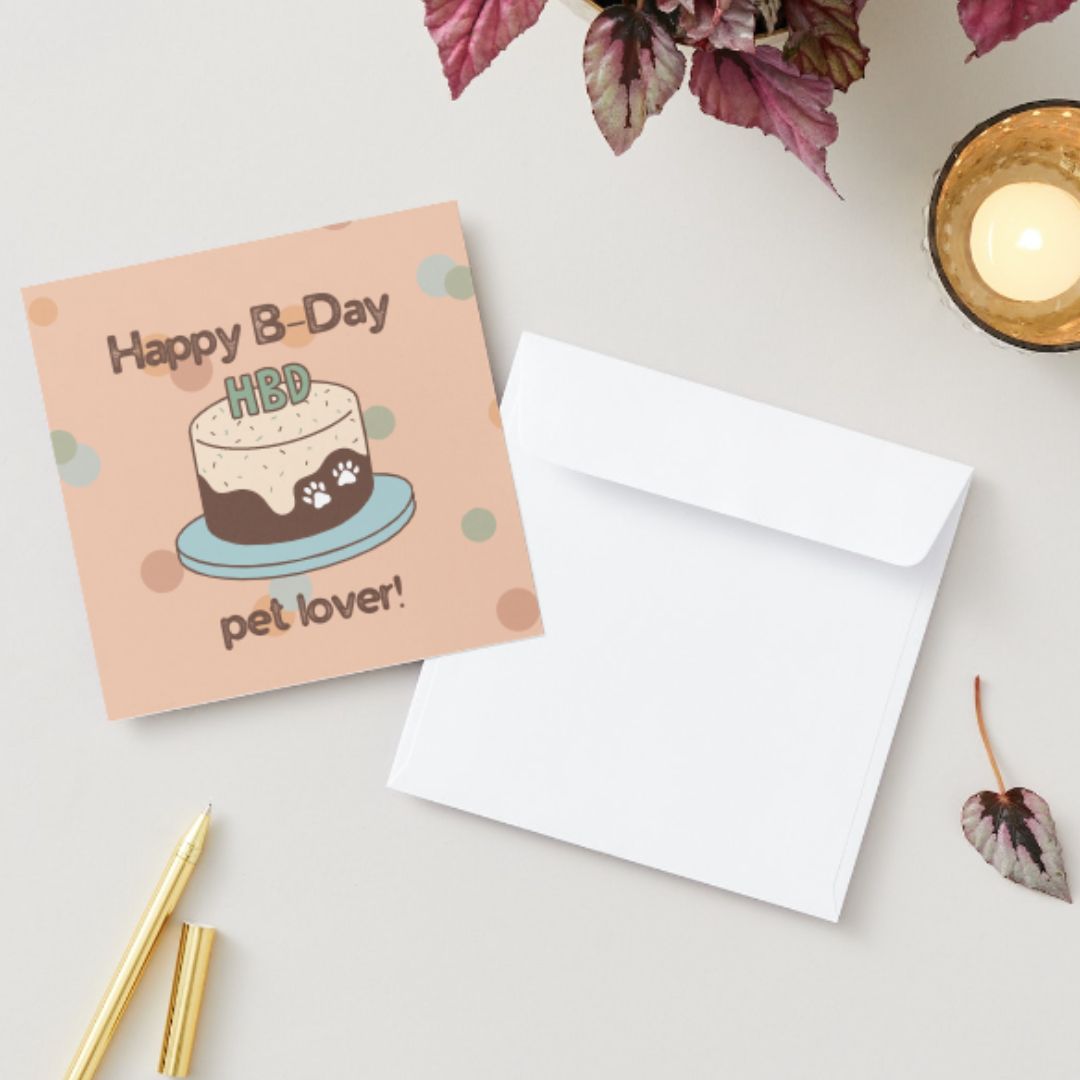 B-Day Pet Lover Card