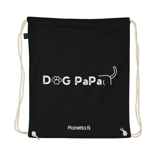 Dog PaPa Organic cotton drawstring bag