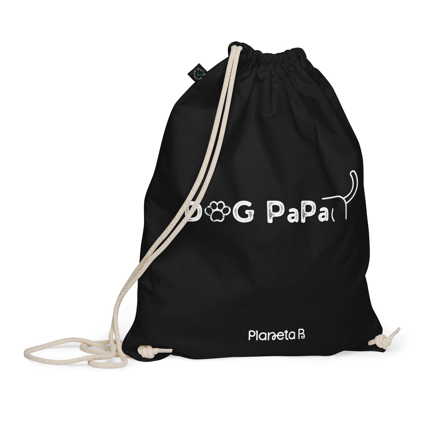 Dog PaPa Organic cotton drawstring bag