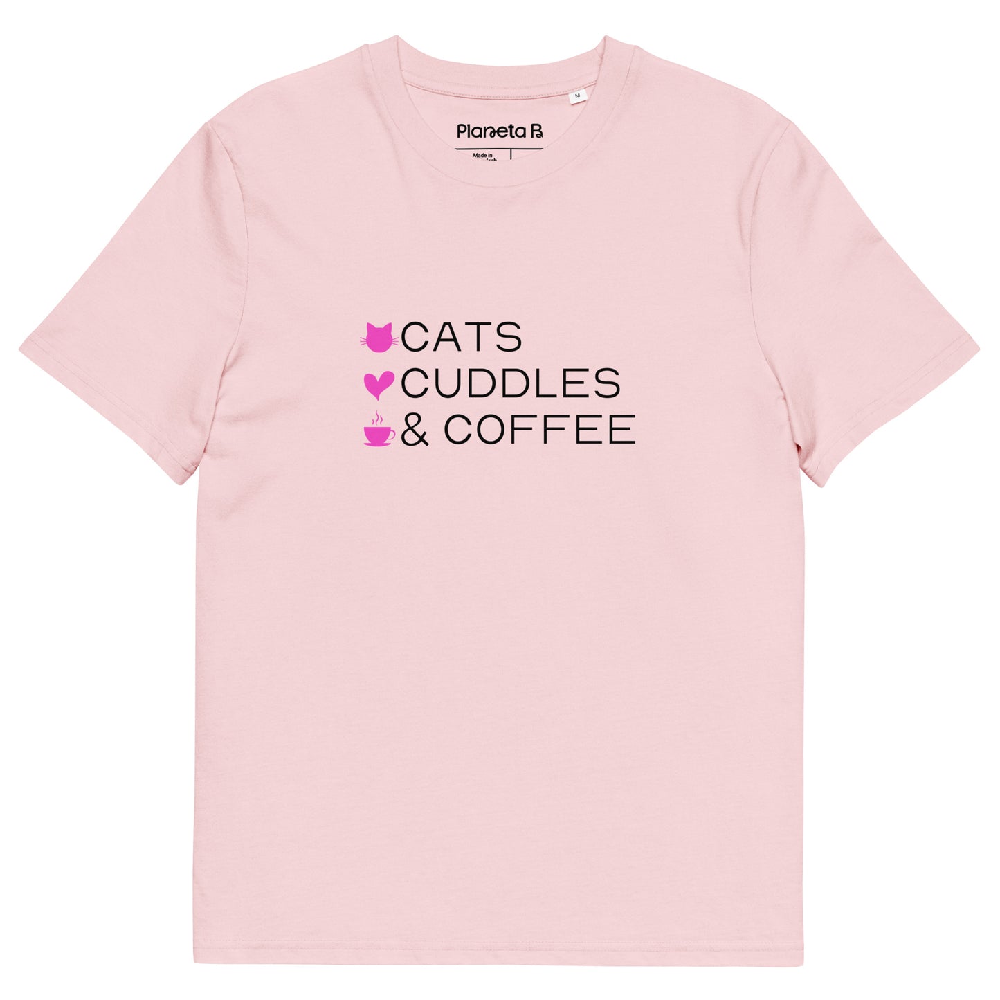 Cat Love Unisex organic cotton t-shirt