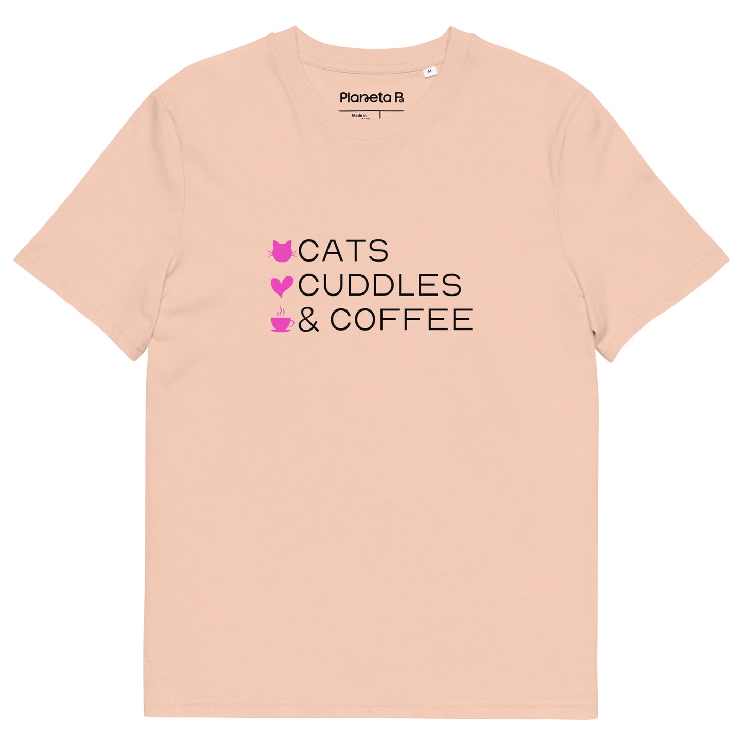 Cat Love Unisex organic cotton t-shirt