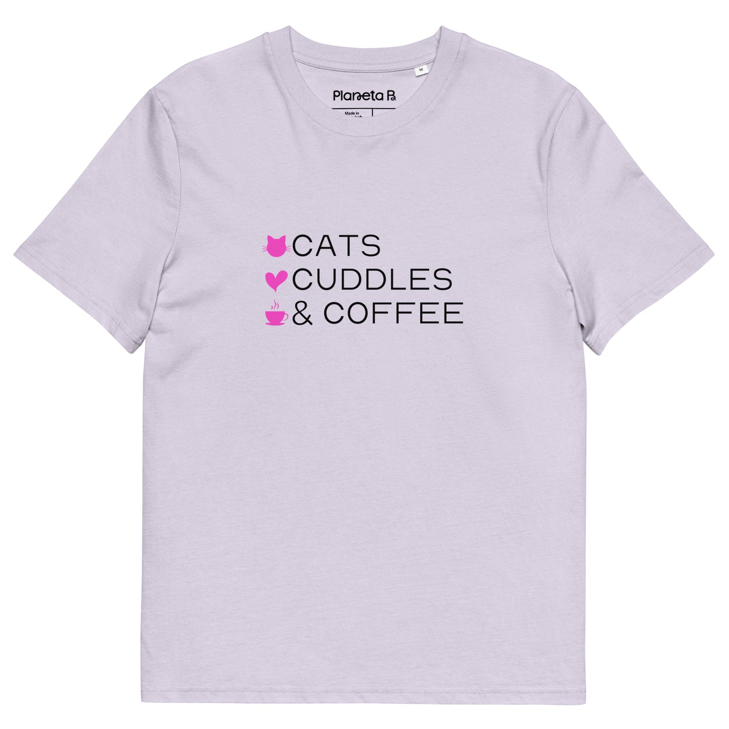 Cat Love Unisex organic cotton t-shirt