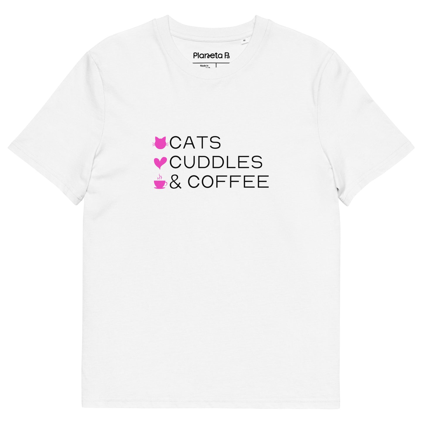 Cat Love Unisex organic cotton t-shirt