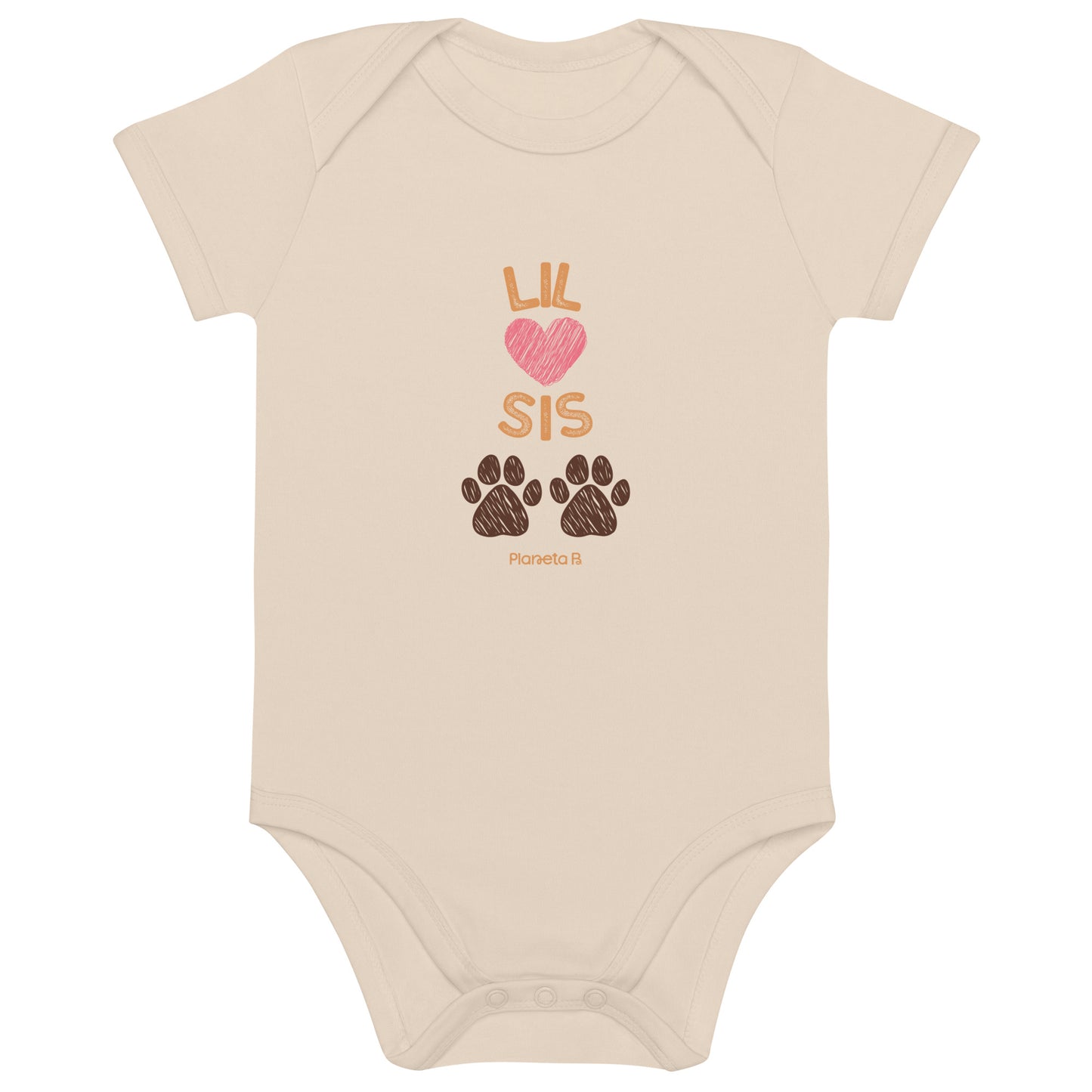 Lil Sis Organic cotton baby bodysuit