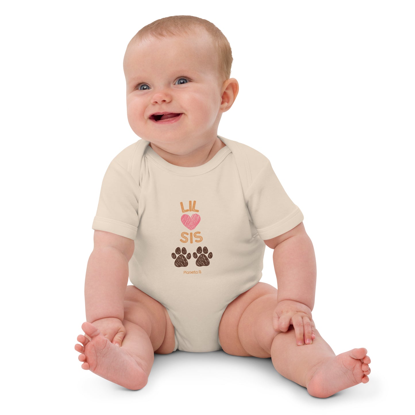 Lil Sis Organic cotton baby bodysuit