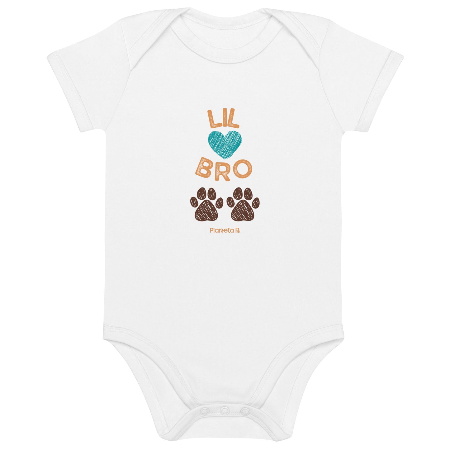 Lil Bro Organic cotton baby bodysuit