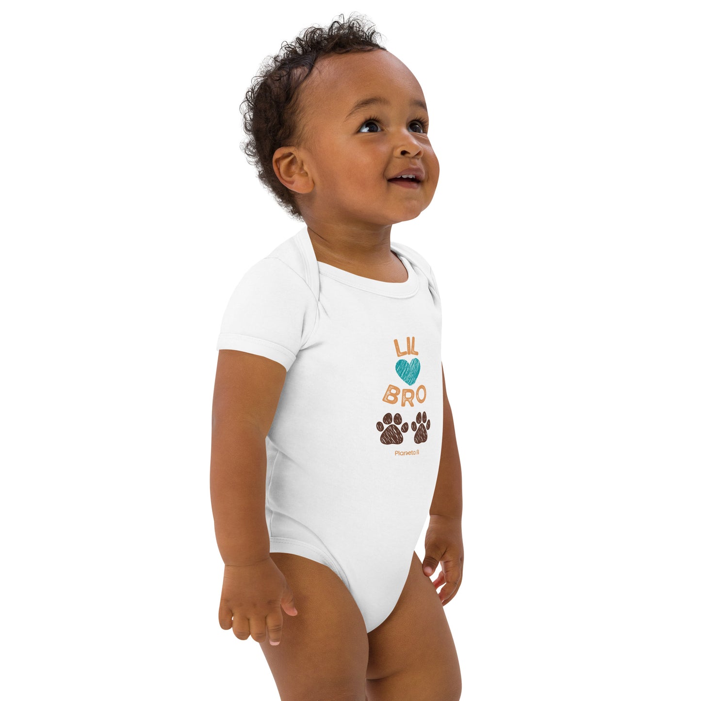 Lil Bro Organic cotton baby bodysuit